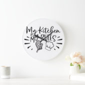 Meine Küche Große Wanduhr (Zuhause)