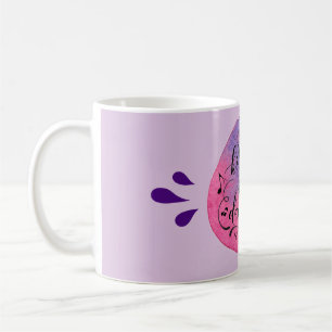 Meine Küche ist zum Tanzen auf Wasserfarbhintergru Kaffeetasse