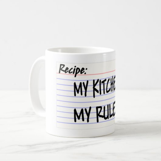 Meine Küche Kaffeetasse (Vorderseite Links)