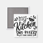 Meine Küche Magnet (Vorderseite/Rückseite)