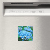 Meine Küche! Magnete Blue Hydrangea Blume Magnet (In Situ (Geschirrspüler))