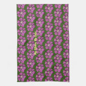 "Meine Küche meine Regel" elegante Purpleflores mi Geschirrtuch (Vertikal)