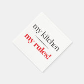 Meine Küche, meine Regeln Serviette (Ecke)