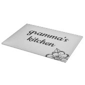Meine Küche mit Blumen Schneidebrett (Ecke)