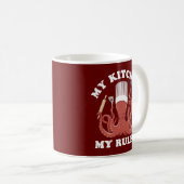 Meine Küche | Octopus-Koch Kaffeetasse (VorderseiteRechts)