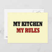 Meine Küche Postkarte (Vorne/Hinten)