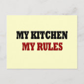 Meine Küche Postkarte (Vorderseite)