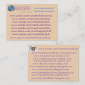 meine kundenspezifischen zazzle Visitenkarten Visitenkarte (Vorne/Hinten)