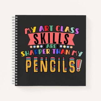 Meine Kunstfertigkeiten sind besser als meine Stif Notizblock
