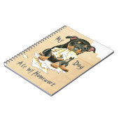 Meine Lancashire Heeler Ate Meine Hausaufgaben Notizblock (Linke Seite)