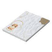 Meine langhaarige Dackel hat meinen Lektionsplan e Notizblock (Rotiert)