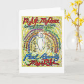 Meine Lebensgrüßkarte Karte (Gelbe Blume)