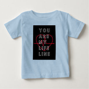 Meine Lebenslinie Blue Baby to Shirt