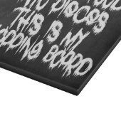 MEINE LEBENSMITTEL IN STÜCKE EINSTELLEN SCHNEIDEBRETT (Ecke)