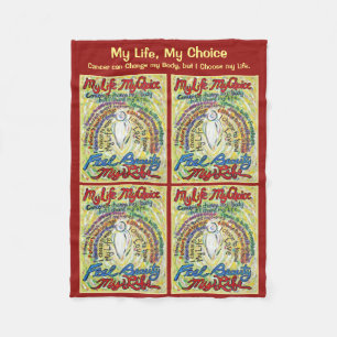 Meine Lebenswahl Krebs Engel Soft Fleece Blankets