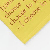 Meine Lebenswahl Krebs Engel Soft Fleece Blankets (Ecke)