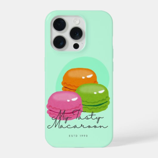 Meine leckere Macaroon-Handyhülle iPhone Hülle (Rückseite)