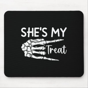 Meine Leckerei Skeleton passt Halloween-Kostüm Hes Mousepad