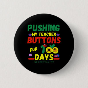 Meine Lehrer Buttons 100 Tage Spaß Schule 2023