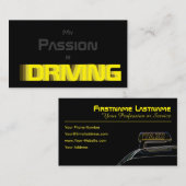 Meine Leidenschaft ist Taxifahrer Visitenkarte (Vorne/Hinten)