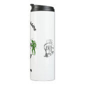 MEINE LEIDUNG ist Wandern, Berge, Wanderstiefel Thermosbecher (Nach rechts gedreht)