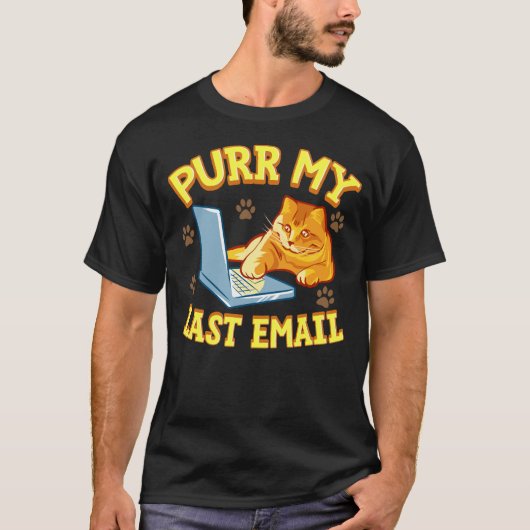Meine letzte E-Mail löschen T-Shirt (Vorderseite)