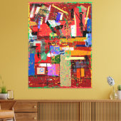 Meine letzte MRT Leinwanddruck (Insitu (Wohnzimmer))