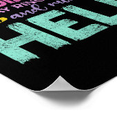 Meine letzte Strahlung ist heute Sensibilisierungs Poster (Ecke)