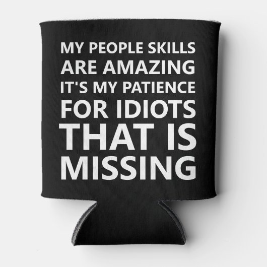 Meine Leute beherrschen Funny Dosenkühler (Vorderseite)