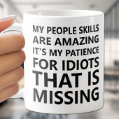 Meine Leute beherrschen Funny Kaffeetasse