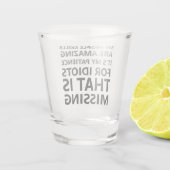 Meine Leute beherrschen Funny Schnapsglas (Rückseite)