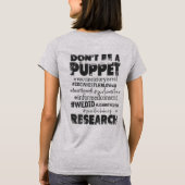 Meine Leute kommen - den T - Shirt der Frauen um (Rückseite)