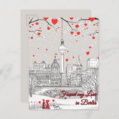 Meine Liebe am Valentinstag gefunden Postkarte (Vorne/Hinten)