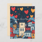 Meine Liebe am Valentinstag in Kapstadt gefunden Postkarte (Vorne/Hinten)