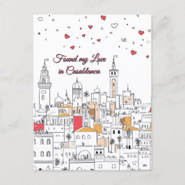 Meine Liebe am Valentinstag von Casablanca gefunde Postkarte