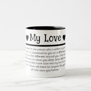 Meine Liebe Boyfriend Husband   Zwei-Tone-Tasse Zweifarbige Tasse