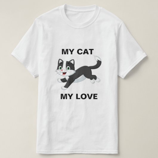 MEINE LIEBE CAT T-Shirt (Design vorne)