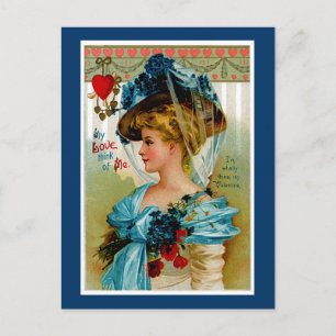 Meine Liebe denkt an mich Feiertagspostkarte