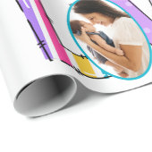 Meine Liebe | Erstellen Sie Ihr eigenes Foto Geschenkpapier (Rolleneckpunkt)