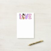 Meine Liebe | Erstellen Sie Ihr eigenes Foto Post-it Klebezettel (Auf Schreibtisch)