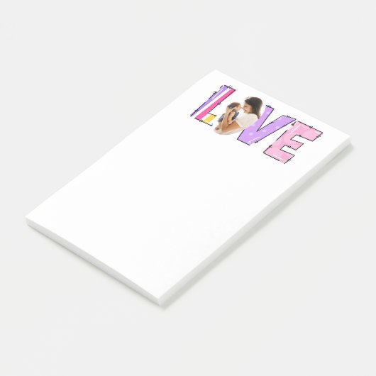 Meine Liebe | Erstellen Sie Ihr eigenes Foto Post-it Klebezettel (angewinkelt)