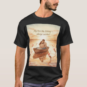 Meine Liebe fängt beim Fischen immer T-Shirt