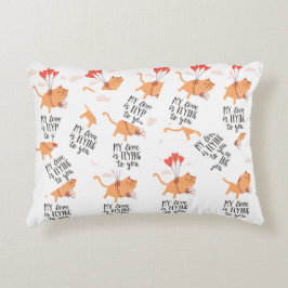 Meine Liebe fliegt zu dir Dekokissen