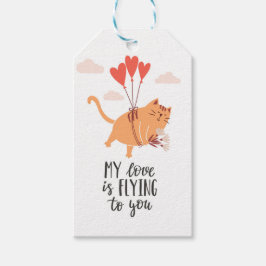 Meine Liebe fliegt zu dir Geschenkanhänger