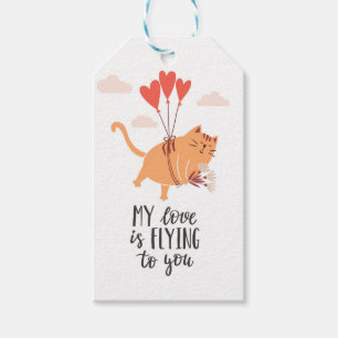 Meine Liebe fliegt zu dir Geschenkanhänger