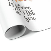 Meine Liebe fliegt zu dir Geschenkpapier (Rolleneckpunkt)