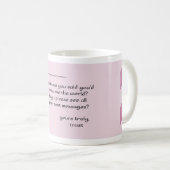 Meine Liebe: Funny Trust Letter Design Kaffeetasse (VorderseiteRechts)