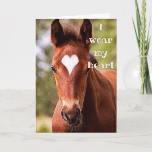 MEINE "LIEBE" FÜR "ALLE" ZU TRAGEN KARTE (Vorderseite)