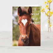 MEINE "LIEBE" FÜR "ALLE" ZU TRAGEN KARTE (Gelbe Blume)