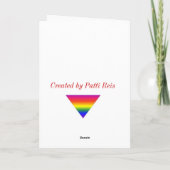 Meine Liebe für dich baut Karte aus (Rückseite)